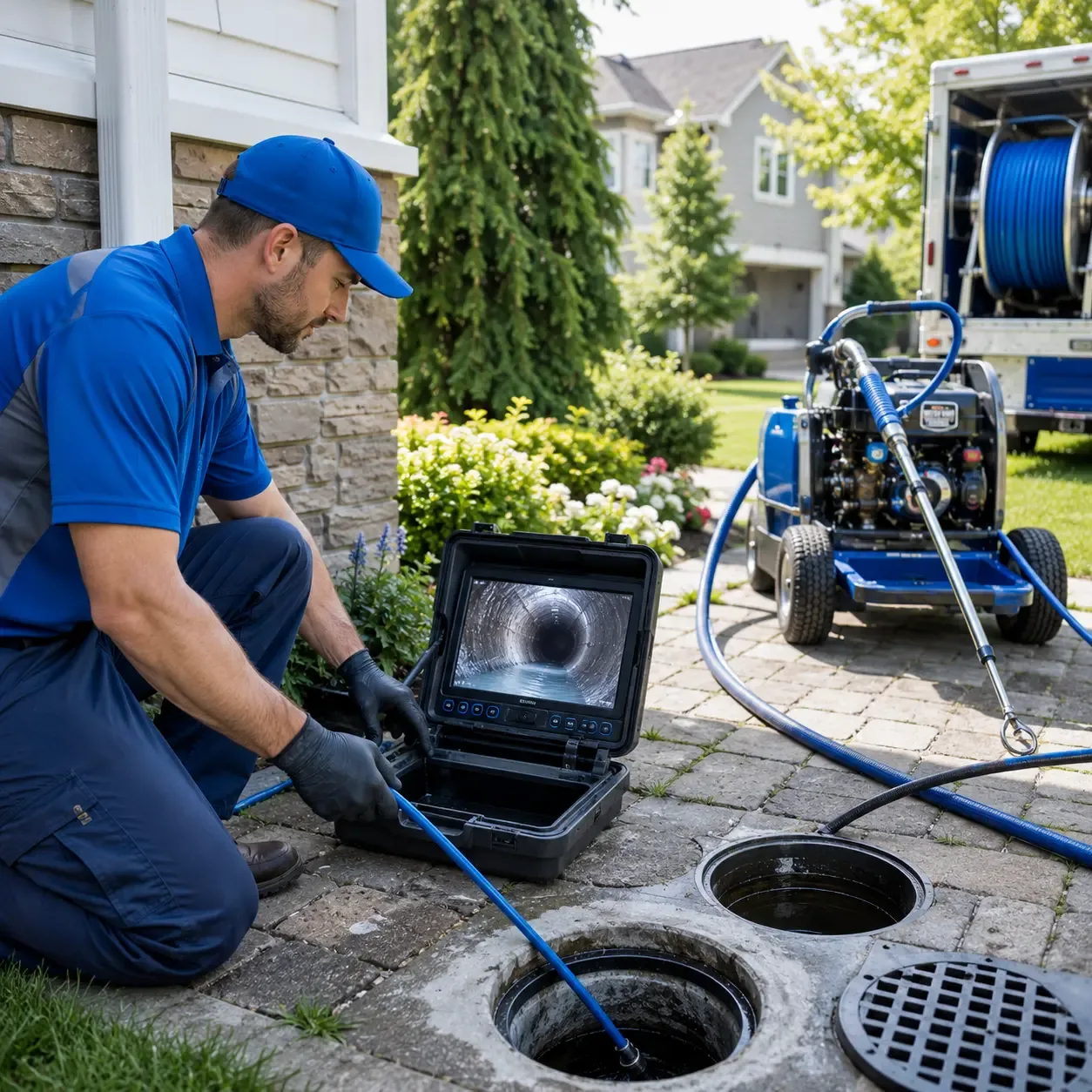 Outdoor drain cleaning professionals serving Resaca, GA